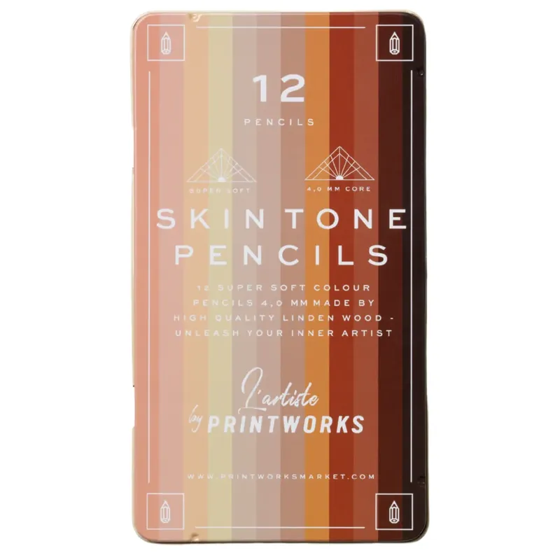 Beställ idag 12 färgpennor - Skin tone